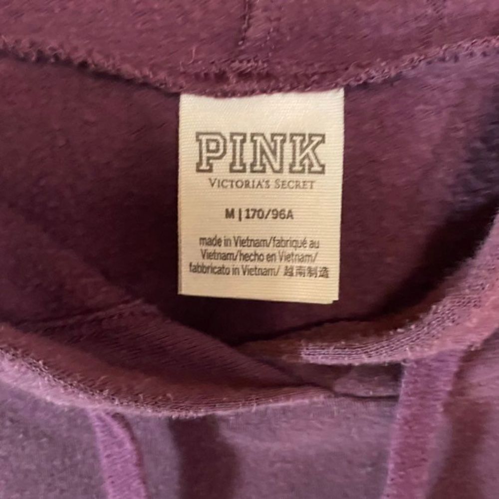PINK maroon hooded pullover  - Picture 4 of 6